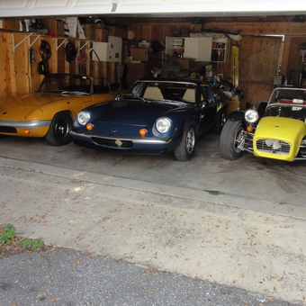 Classic Sports Cars in Organized Garage - speedipus rex from Frederick, MD