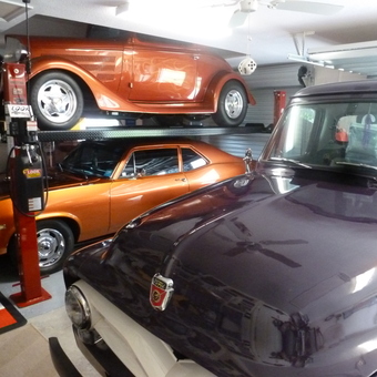 Classic Cars Displayed with Lift and Flooring - mauidan from Port Charlotte, FL