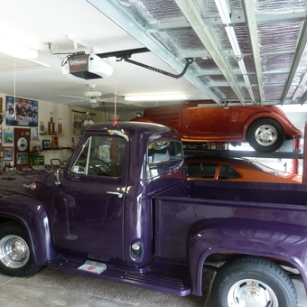 Classic Cars and Lift in Organized Garage - mauidan from Port Charlotte, FL