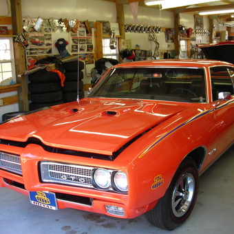 Classic GTO Muscle Car and Garage Decor - Joe from elk park, NC