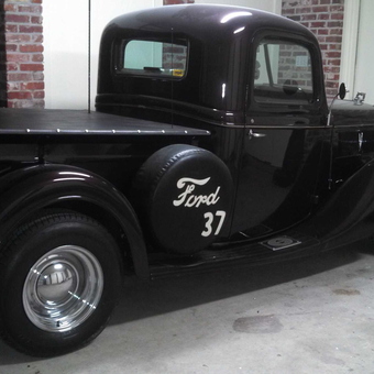 Classic 1937 Ford Pickup in Brick Garage - Jimbo from Lake Charles, LA