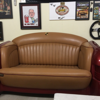 Classic Car Sofa and Automotive Wall Decor - Jimbo from Lake Charles, LA