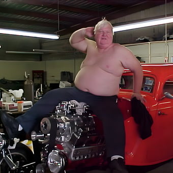 Classic Hot Rod Garage with Tools and Parts - Doyle from Austin, TX