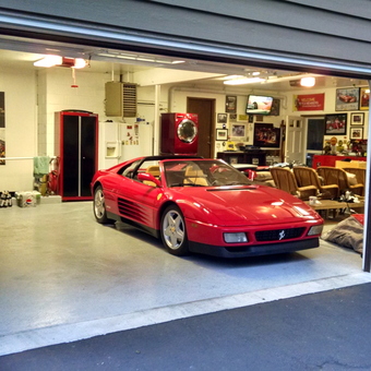 Ferrari, Racing Decor, and Garage Cabinets - David from BROOKFIELD, WI