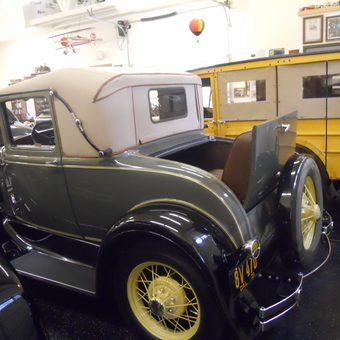 Classic Car and Vintage Trailer Display - Glenn from Camino, CA