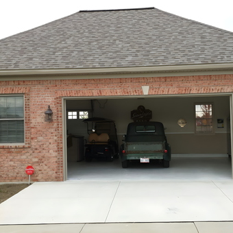 Brick Garage With Classic Truck and Golf Cart - Lex from Carleton, MI