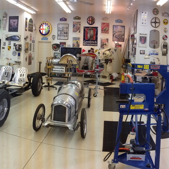 Classic Car Garage with Tools and Wall Decor - Dave from Harbor Springs, MI