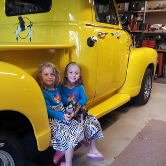 Bright Yellow Classic Truck and Organized Garage - Tim from Macon, GA