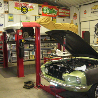 Classic Car Garage with Lifts and Tool Storage - TMark from Fair Grove, MO