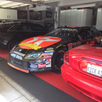 Race Car and Sports Cars in Organized Garage - Andy from Orange, CA