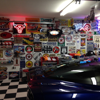 Neon Garage Signs and Vintage Wall Decor - Randall from Pahrump, NV