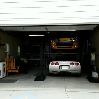 Two Car Lift Garage with Tools and Storage - Sally from Castalia, OH