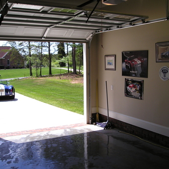 Organized Garage With Car Art and Ford Sign - Al from Stoneville, NC