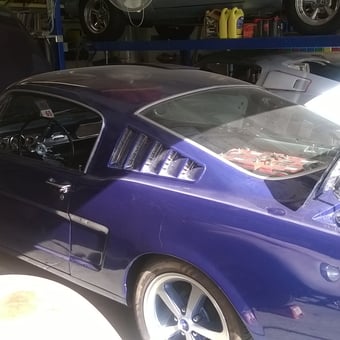 Classic Mustang Fastback in Organized Garage - Larry G from North Las Vegas, NV