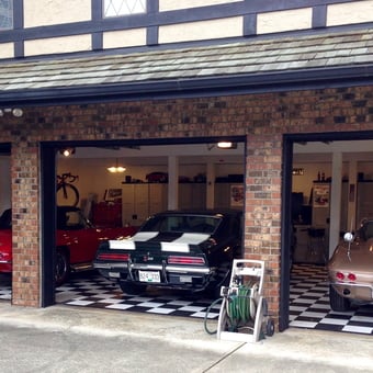 Classic Car Garage with Bikes and Storage Cabinets - Dooboy from Vancouver