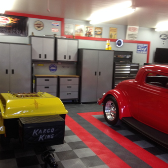 Classic Car Garage With Cabinets and Tool Chests - tiki91 from Duncan BC