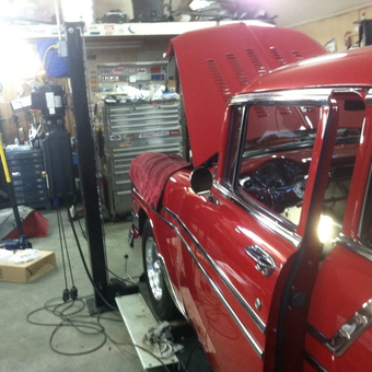 Classic Car on Lift with Tool Storage - Bob's Rod Shop from Tallapoosa, GA