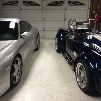 Classic and Modern Sports Cars in Clean Garage - Ken's Garage from Claremont, CA
