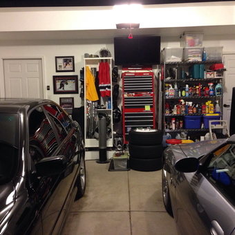 Organized Garage with Tool Chest and Shelving - Vrgruver from Lakewood