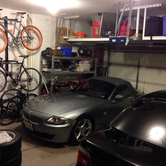 Organized Garage with Bike Racks and Shelving - Vrgruver from Lakewood