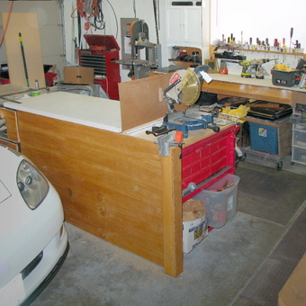 Garage Workshop with Corvette, Tool Storage and Workbenches - Lance from Port Orchard, WA