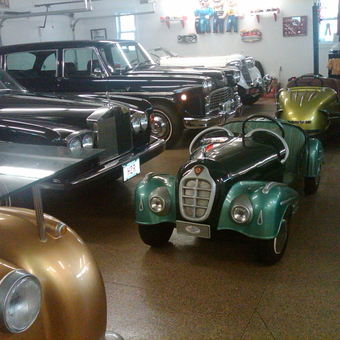 Classic cars, pedal cars, and garage decor - Steve from Seabrook, NH