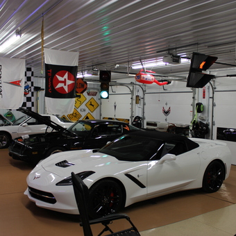 Classic Car Garage with Signs and Decor - Harold McCalla from Rochester, IN