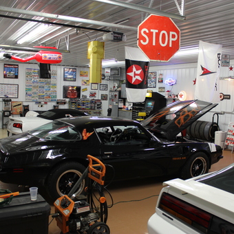Trans Am Garage with Signs, Flags, and Decor - Harold McCalla from Rochester, IN
