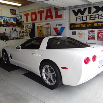 Classic Corvette and Vintage Garage Signs - Brian from Greenville, MI