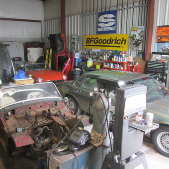 Classic Car Restoration Garage with Tools and Parts - AutoArcheologist from Middletown, CT