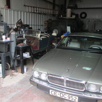 Classic Car Garage with Tools and Workbenches - AutoArcheologist from Middletown, CT