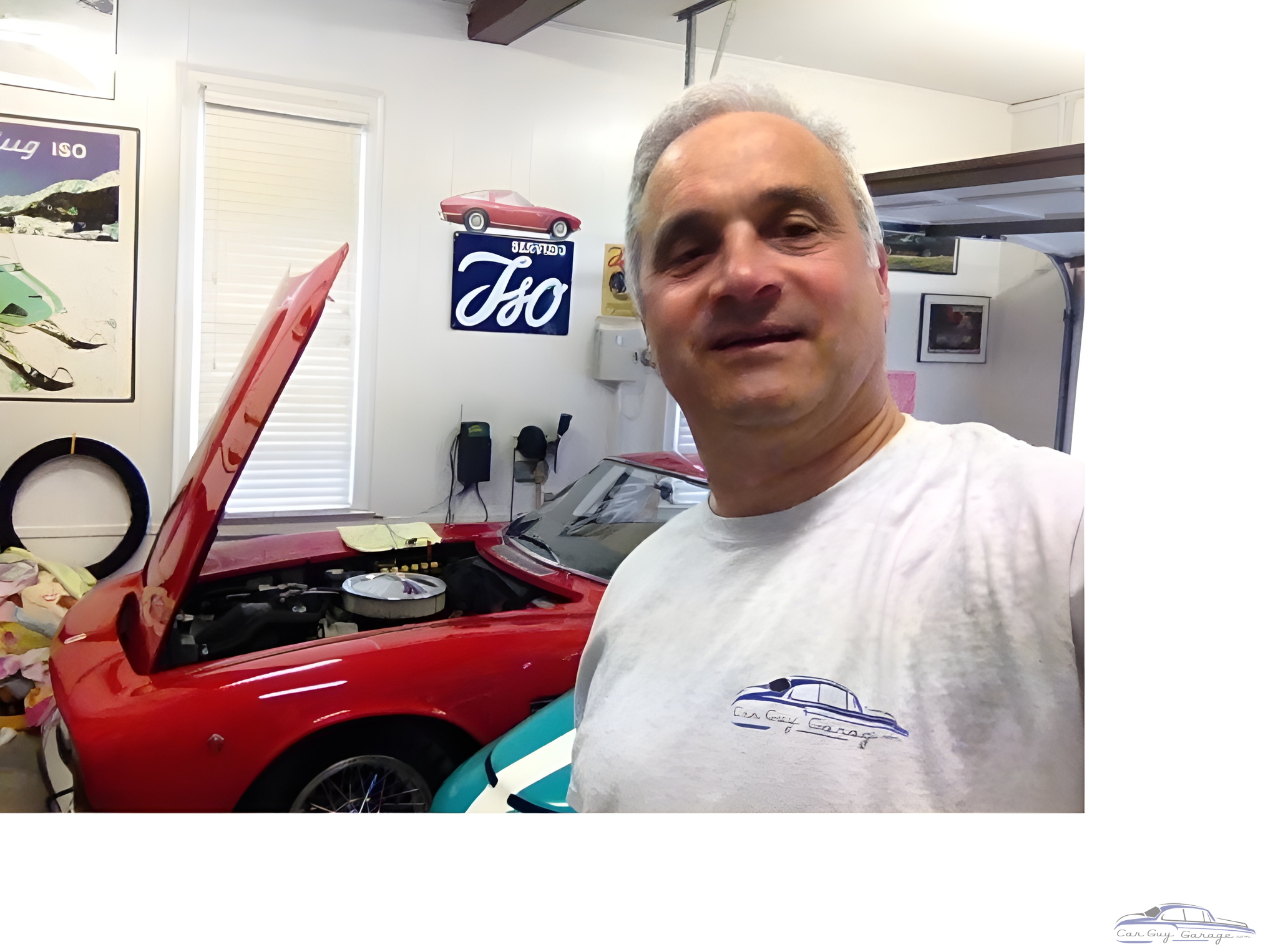 Classic Car Garage with Wall Signs and Tools - Darren Frank from Charlotte, NC