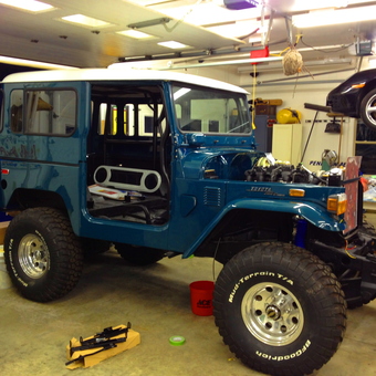 Classic Toyota Land Cruiser Restoration with Garage Tools - William from Penn Yan, NY