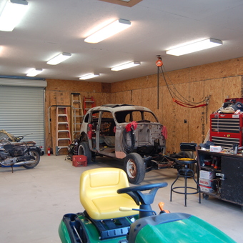 Restoration Garage With Tool Chest and Motorcycle - taclem from Preston, ID