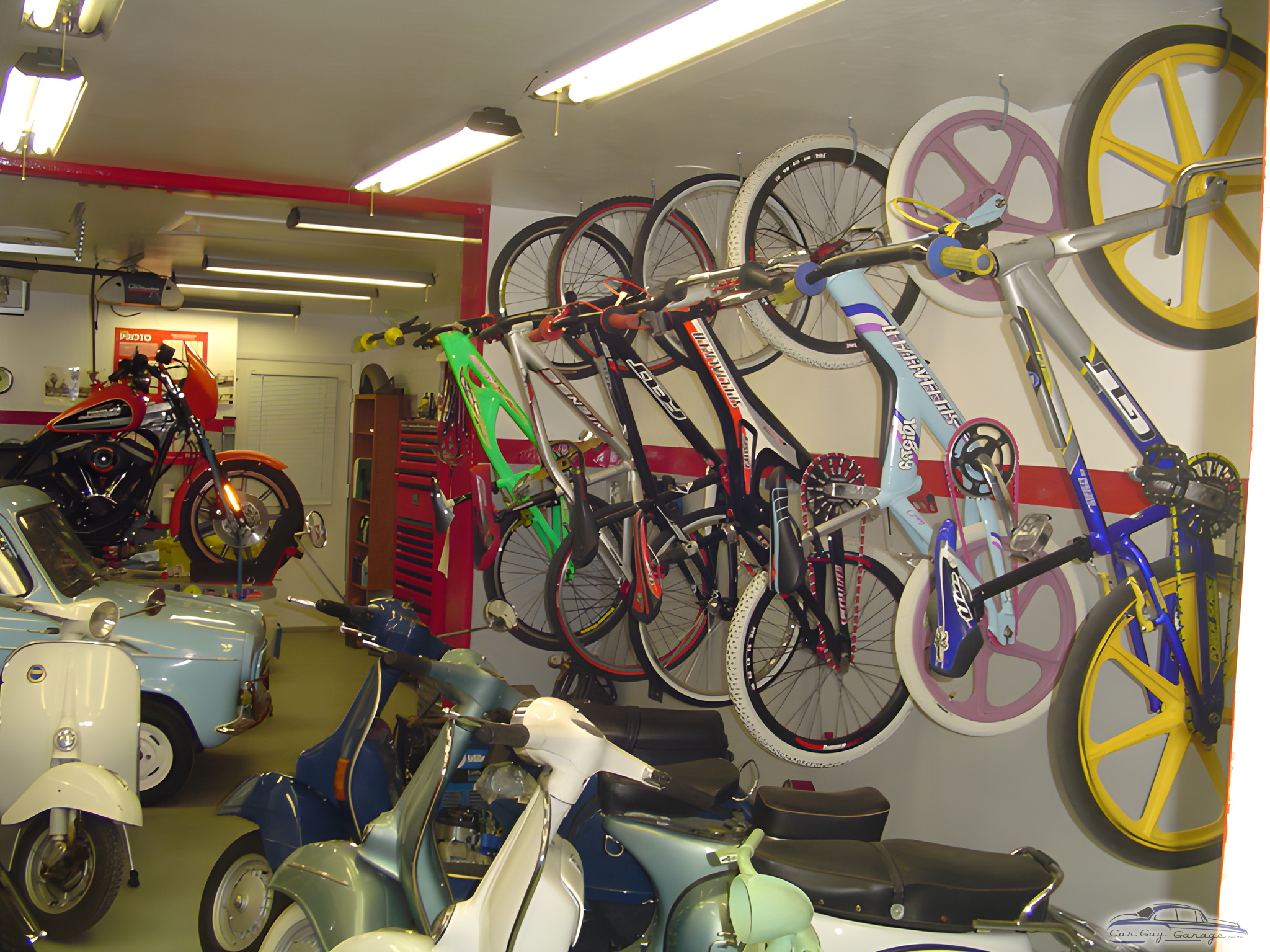 Wall Mounted Bike Racks and Classic Scooters - Bob from Phoenix, AZ