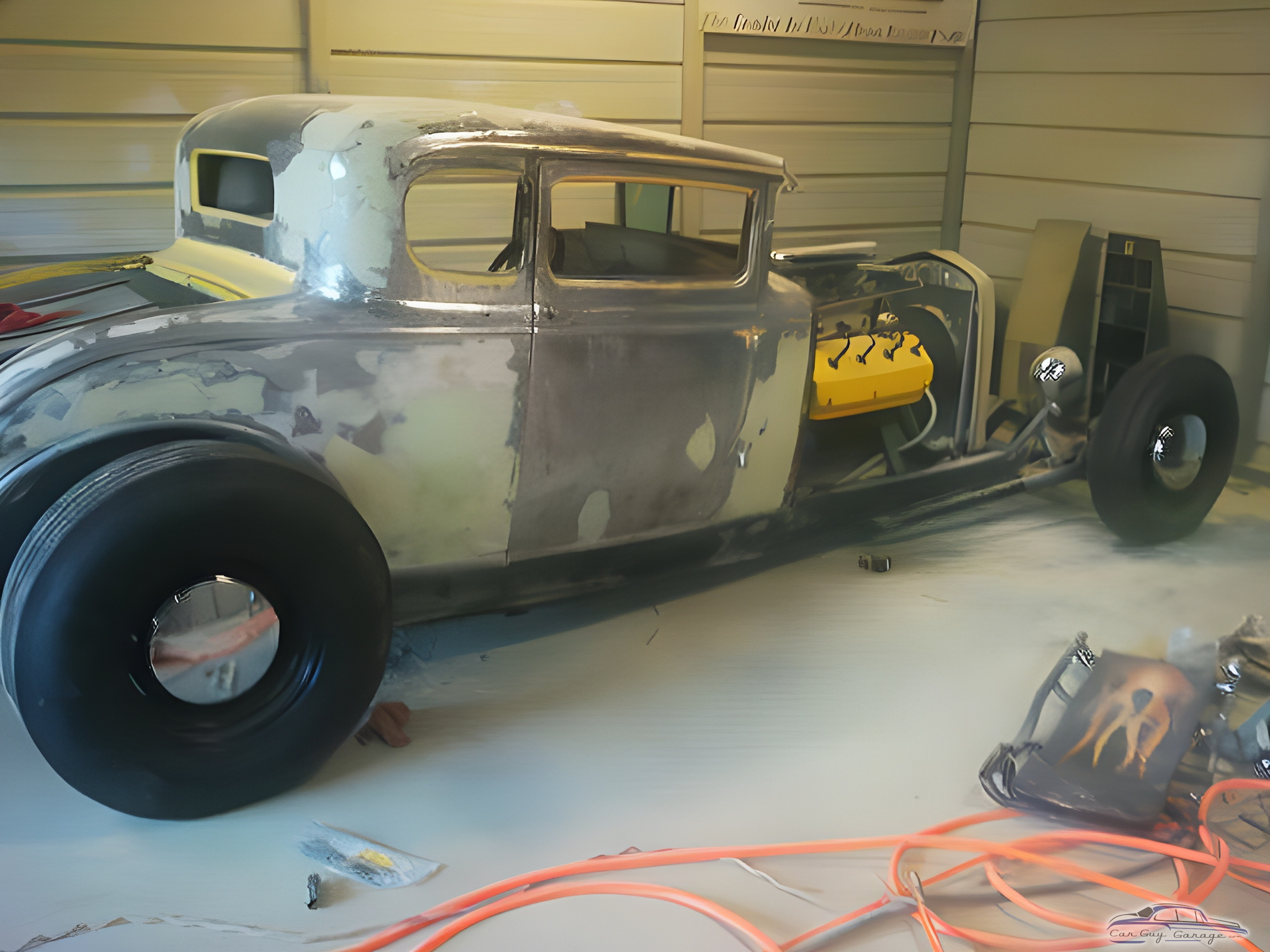 Classic Hot Rod Build in Garage with Tools - Eric from Roaring River, NC