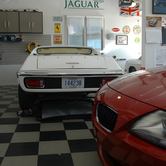 Classic Car Garage with Tool Cabinets and Decor - Rich from Lawrence, KS