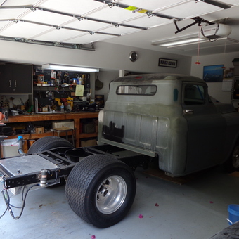 Classic Truck Project in Organized Garage - Michael from Stuart, FL