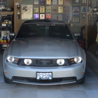 Mustang In Plaque-Filled Garage With Tool Chest - Coachman from Imperial, MO