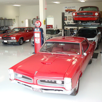Classic Cars, Car Lift, and Garage Cabinets - Danny's Garage from Allen, TX