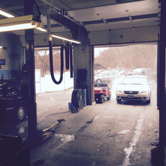 Professional Garage With Car Lift and Exhaust System - David from Old Saybrook, CT