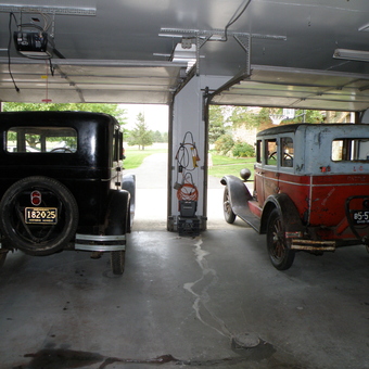 Classic Chevy Cars in Spacious Garage - '28 Chevy man from Northwood, OH