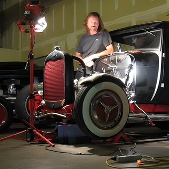 Classic Cars and Garage Lighting Setup - BEAR from Woodland Hills, CA