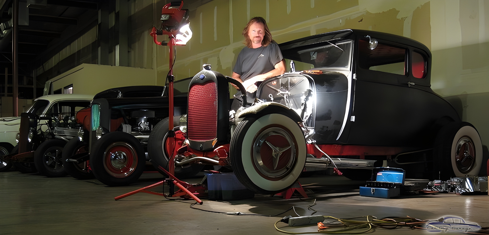 Classic Cars and Garage Lighting Setup - BEAR from Woodland Hills, CA