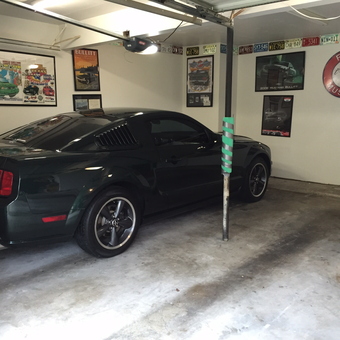 Mustang Garage with Wall Signs and License Plates - Greg from Meadows Place, TX
