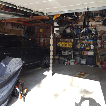 Organized Garage with Storage Shelves and Bikes - NJK from Wading River, NE
