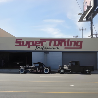Classic Hot Rods at Super Tuning Garage Exterior - Jay Santos from Woodland Hills, CA