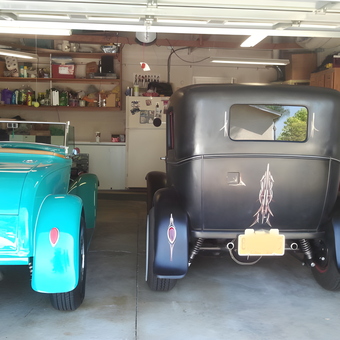 Classic Hot Rods and Organized Garage Shelving - Jon Di Vall from Orange, CA