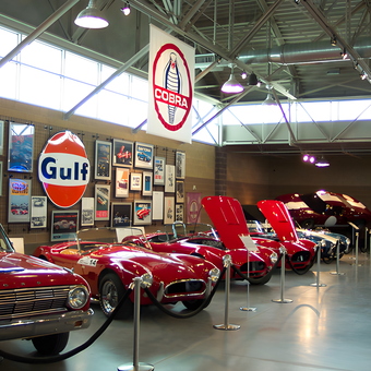 Classic Car Display with Vintage Signs and Wall Art - Larry from Layton, UT