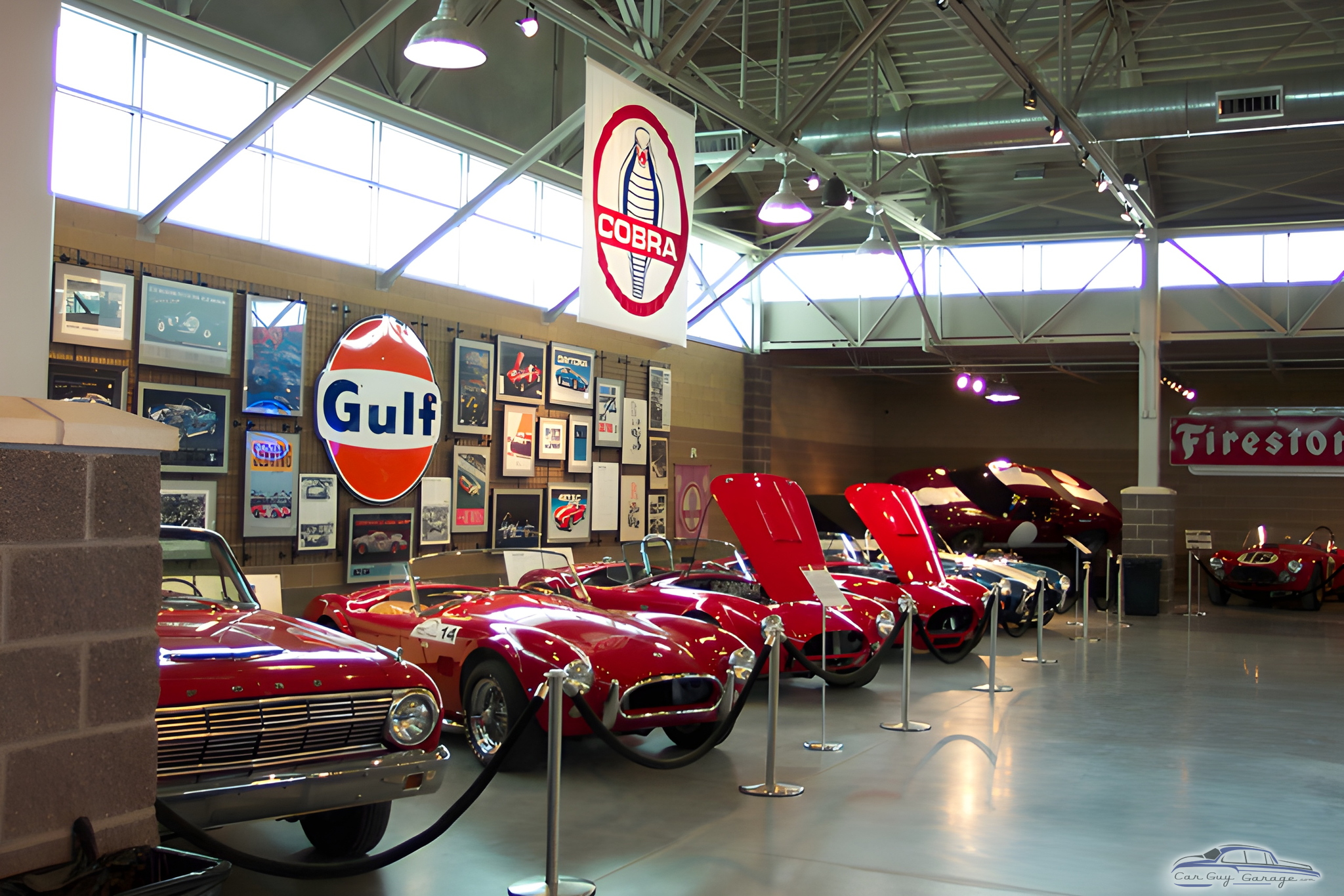 Classic Car Display with Vintage Signs and Wall Art - Larry from Layton, UT